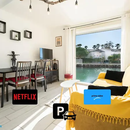 公寓 Ideal Couple & Famille,Vue Mer - Quartier Calme Parking Gratuit - Climatisation - Animaux Acceptes