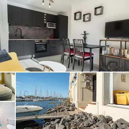 公寓 Ideal Couple & Famille,Vue Mer - Quartier Calme Parking Gratuit - Climatisation - Animaux Acceptes