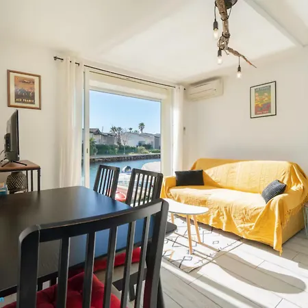 Ideal Couple & Famille,Vue Mer - Quartier Calme Parking Gratuit - Climatisation - Animaux Acceptes 阿格德